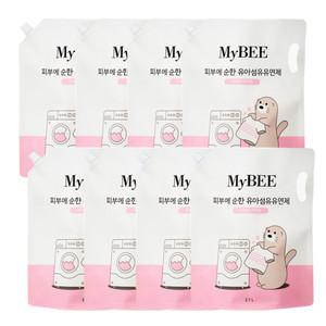 마이비 순한 유아 섬유 유연제 스위트터치향 리필 2.1Lx8팩