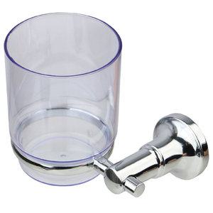 욕실 양치컵 세트 화장실 투명 플라스틱컵 칫솔 욕실컵 홀더 받침대
