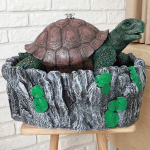 데일리데코 알리 거북이 분수대