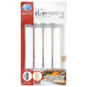 물아낌 Dr.Water 닥터워터 필터 주방용헤드 리필 4p