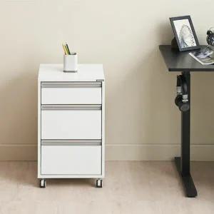 스티브 이동식 3단 서랍장 [학생/사무용/책상서랍장] 캐비닛 미니 책상밑 바퀴서랍장 E0등급자재