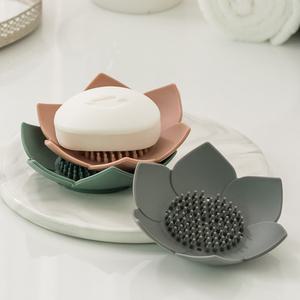 국산 플라이토 실리콘 욕실 플라워 비누받침대