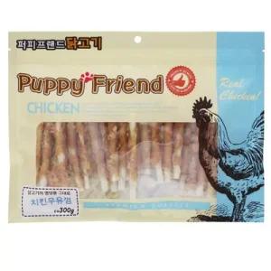 퍼피프랜드 치킨우유껌 300g 강아지간식