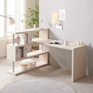 아이앤 레나1200멀티3단책장책상세트BR