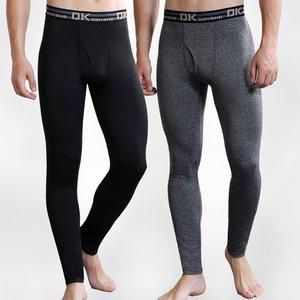 [다크샤]겨울 아웃밴드 남자 앞트임 소변구 기모타이즈 스판 내복바지