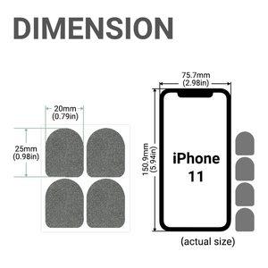 10/30 초박형 전도성 바이크 오토바이 장갑 터치 스크린 스티커 IPad/휴대폰 피스