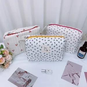 기저귀 파우치 누빔 면 가방 어린이집 선물 아기옷 이너백 다용도 빅사이즈 파우치