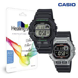 [카시오] WS-1400 WS-1400H-1A 전용 힐링쉴드 시계보호필름 기스방지 유리보호필름