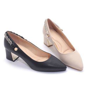 [갤러리아] 세라 여성 소가죽 컴포트 메리제인 펌프스 통굽 구두 C22P410 컬러 2종 5CM