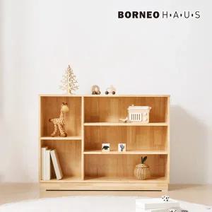 보루네오 엘리브 고무나무 원목 복합 교구장 1000 bk167