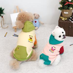 패리스독 유니버스 후드티 - 핑크/강아지겨울옷