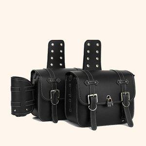 [디작소]릴라이어벌 바이크 가죽 사이드백A-2 (26cm)