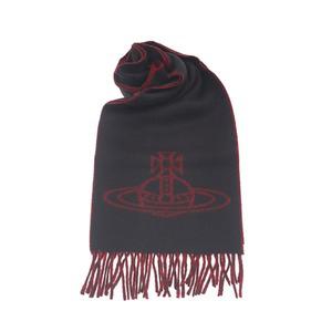 [비비안웨스트우드] 양면 싱글 오브 머플러 81030006_W00QL_N401_BLACK