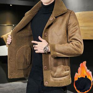 남자 양털 무스탕 겨울 라이더 자켓 모피점퍼