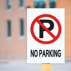 [OFN6147S]주차금지 구역 안내 판넬 스티커