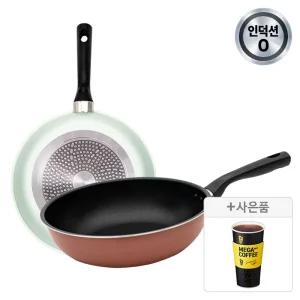 [십일절최대40%] 도루코 세븐티즈 IH 프라이팬 28cm+궁중팬 28cm