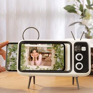 클래식 감성 티비 스마트폰거치대 3컬러 휴대폰거치대 핸드폰거치대 스탠드거치대 아이폰거치대 자취방선