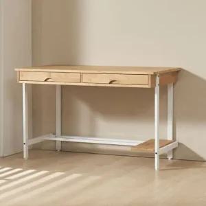 이니스 엘다원목 철제 입식 컴퓨터책상 1200 컴퓨터책상 입식책상 원목책상 서랍형책상