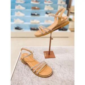 [갤러리아] 고세 데일리 여성 핫피스 웨지 스트랩샌들 OZS4S072 베이지 3.5cm