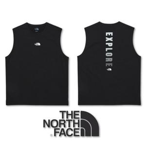 (정품) 노스페이스 민소매 남성 워터 프레쉬 슬리브리스 편안한  NT7VQ02J_BLK