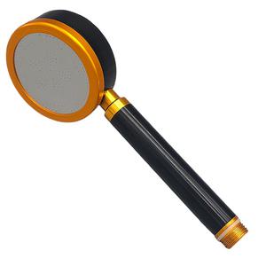 알루미늄 샤워기 헤드 블랙골드 수압상승 절수 샤워헤드