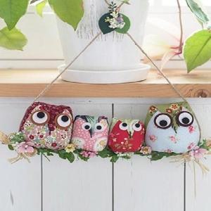 [XB8JJ8O1]부엉이 가렌더 4P 부엉이장식품 집들이선물