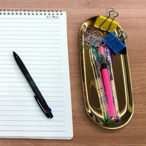 [RG5MN3S6]인테리어용 타원형 철제 소품 트레이 골드 대