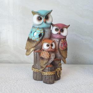 [RG3N4S0P]쓰리몰 북유럽풍 부엉이가족 장식품 부엉이소품