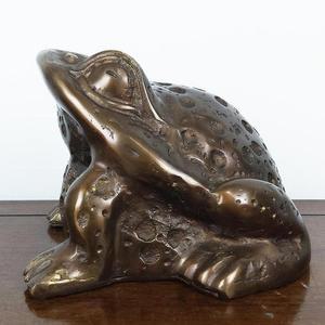 [RG500O94]수공예 흑동두꺼비 조각상 장식품 인테리어