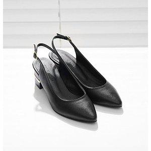 [지젤슈즈]굽포인트 슬링백 메리제인힐/[9313]