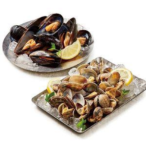 국내산 자숙 홍합 250g 5팩 + 자숙바지락 150g 5팩