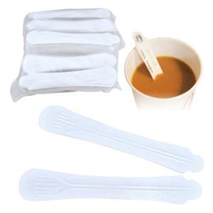 종이스푼 500개 일회용 종이스틱 커피스푼 커피스틱