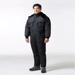 KSK-174 검정 블랙 일체형 생활방수 작업복 방한복 우주복 스즈끼