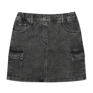 [에꼴리에] 여자 가을이월 스톤그레이 카고스커트(24C3853)