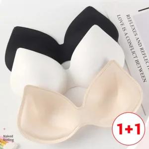 유니미스 물방울 심리스 뽕브라 패드 1+1