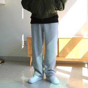 겨울 기모 남자 청소년 츄리닝 바지 캐주얼 트레이닝 대학생 고등학생옷