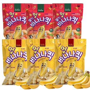 베푸 멍 바나나킥 45gx3개 + 딸기 바나니킥 35gx3개