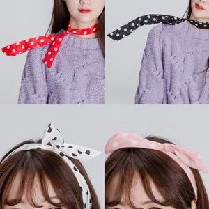 날으는스카프(엠보싱)땡땡이