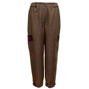 [데시데](의정부점)포켓배색 디테일 밴딩조거 슬랙스 DOW216