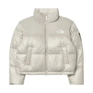 [정품아닐시3배보상] W 노스페이스 화이트 라벨 노벨티 눕시 다운 자켓 크림 베이지 W The North Face Whit