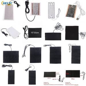 발열 USB 온열 히터 패드 바디 발 마사지 겨울 휴대용 플레이트 마우스 신발 골프 건강 관리용 5V 1 개