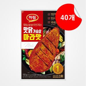[하림] 맛닭가슴살 마라, 100g, 40개