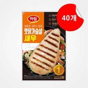 [하림] 맛닭가슴살 새우, 100g, 40개