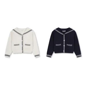 [대구백화점] [탑텐키즈]여아) 세일러 스웨터 가디건(MKF1EC2201)