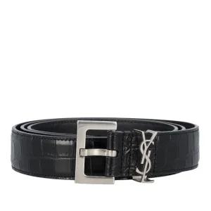 크로코다일 엠보스드 가죽 카산드르 벨트 25P634440DZE0E 1000