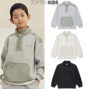 [탑텐키즈](마산점)25년 SS (남아) 밸런스 울트라스트레치 화섬매치 스웨트셔츠 MKF1TR1401