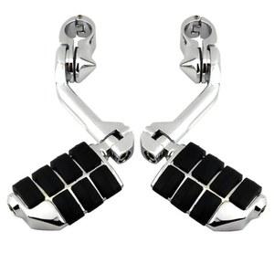 모터사이클 1.25인치 하이웨이 풋페그, 긴 각도 조절식 페그 w /할리 투어링 스트리트 글라이드 일렉트라 로드 킹 소프트테일 CVO 다이나 트라이크 VRSC 스포츠스터 w/1-1 /4인치 엔진 가드