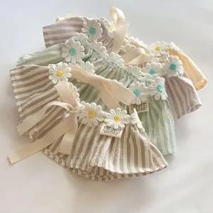 [셀러허브 패션][JHP1Q79Q_51CM]스트라이프 강아지 고양이케이프 퍼플