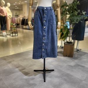 [대구백화점] [파파야]앞단추뒷포켓청스커트(PNPRSK0131A)