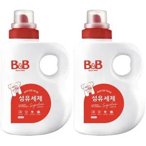 [보리보리/비앤비]비앤비 유아 세탁 섬유세제 1500ml 용기형 2입